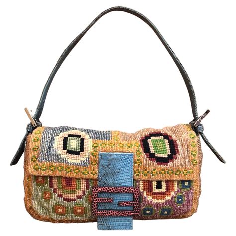 vintage Fendi beaded baguette